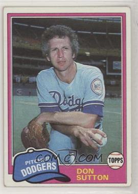 1981 Topps - [Base] #605 - Don Sutton [EX to NM]