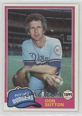 1981 Topps - [Base] #605 - Don Sutton