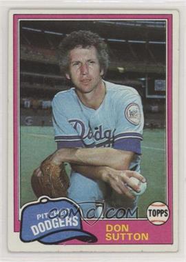 1981 Topps - [Base] #605 - Don Sutton [EX to NM]