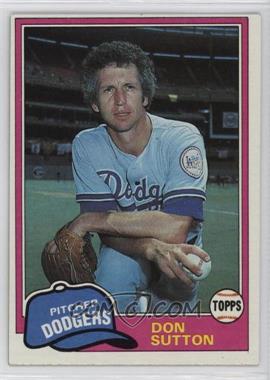 1981 Topps - [Base] #605 - Don Sutton [EX to NM]