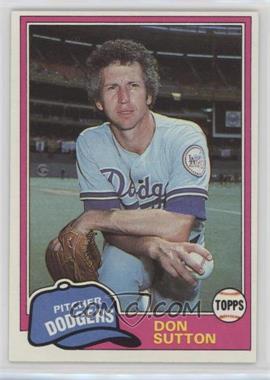 1981 Topps - [Base] #605 - Don Sutton