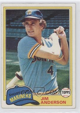 1981 Topps - [Base] #613 - Jim Anderson