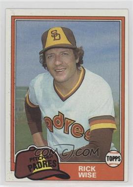 1981 Topps - [Base] #616 - Rick Wise