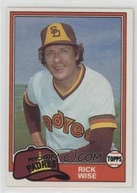 1981 Topps - [Base] #616 - Rick Wise