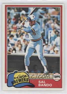 1981 Topps - [Base] #623 - Sal Bando