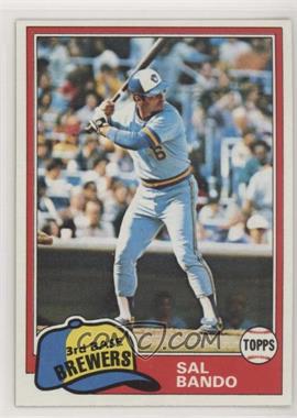 1981 Topps - [Base] #623 - Sal Bando