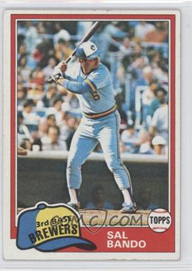 1981 Topps - [Base] #623 - Sal Bando