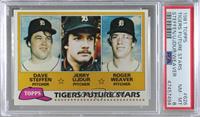 Future Stars - Dave Steffen, Jerry Ujdur, Roger Weaver [PSA 8 NM̴…