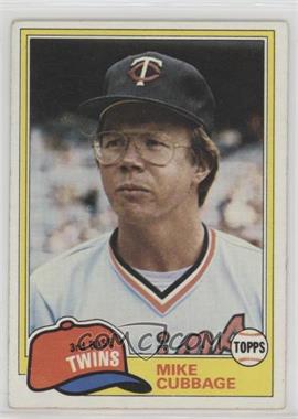 1981 Topps - [Base] #657 - Mike Cubbage