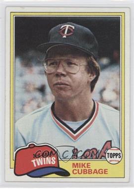 1981 Topps - [Base] #657 - Mike Cubbage