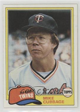 1981 Topps - [Base] #657 - Mike Cubbage