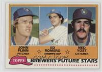 Future Stars - John Flinn, Ed Romero, Ned Yost