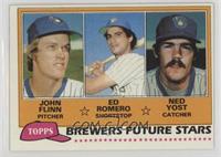 Future Stars - John Flinn, Ed Romero, Ned Yost