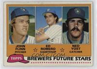 Future Stars - John Flinn, Ed Romero, Ned Yost [EX to NM]