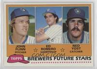Future Stars - John Flinn, Ed Romero, Ned Yost
