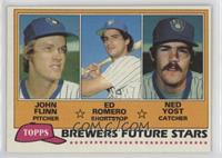 Future Stars - John Flinn, Ed Romero, Ned Yost