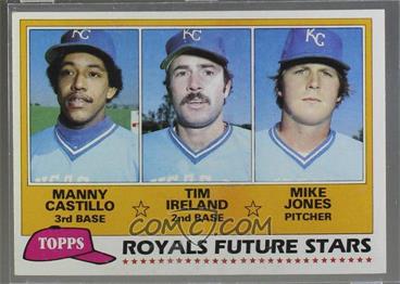1981 Topps - [Base] #66 - Future Stars - Manny Castillo, Tim Ireland, Mike Jones [Good to VG‑EX]