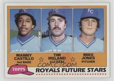 1981 Topps - [Base] #66 - Future Stars - Manny Castillo, Tim Ireland, Mike Jones [Noted]