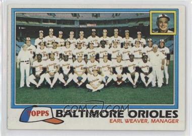 1981 Topps - [Base] #661 - Team Checklist - Baltimore Orioles [EX to NM]