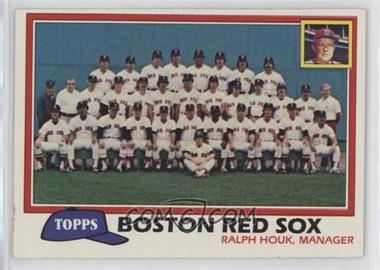 1981 Topps - [Base] #662 - Team Checklist - Boston Red Sox