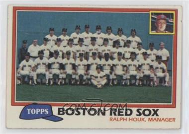 1981 Topps - [Base] #662 - Team Checklist - Boston Red Sox