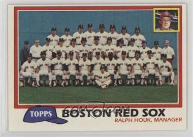 1981 Topps - [Base] #662 - Team Checklist - Boston Red Sox