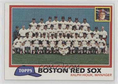 1981 Topps - [Base] #662 - Team Checklist - Boston Red Sox