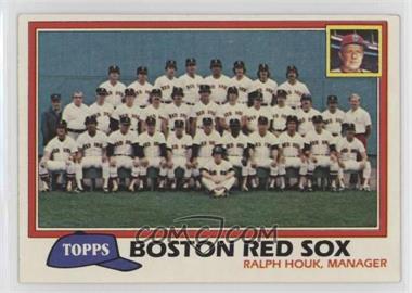 1981 Topps - [Base] #662 - Team Checklist - Boston Red Sox