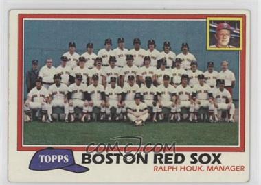 1981 Topps - [Base] #662 - Team Checklist - Boston Red Sox