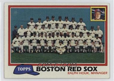 1981 Topps - [Base] #662 - Team Checklist - Boston Red Sox