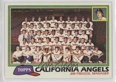 1981 Topps - [Base] #663 - Team Checklist - California Angels