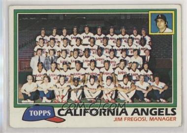 1981 Topps - [Base] #663 - Team Checklist - California Angels [Poor to Fair]