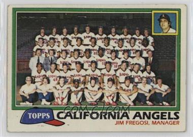 1981 Topps - [Base] #663 - Team Checklist - California Angels
