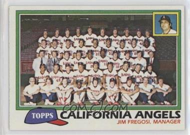 1981 Topps - [Base] #663 - Team Checklist - California Angels