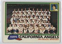 Team Checklist - California Angels [Poor to Fair]