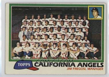 1981 Topps - [Base] #663 - Team Checklist - California Angels [Poor to Fair]