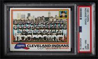 Team Checklist - Cleveland Indians [PSA 8 NM‑MT]