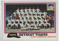 Team Checklist - Detroit Tigers