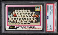Team Checklist - Detroit Tigers [PSA 8 NM‑MT]