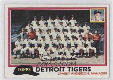 1981 Topps - [Base] #666 - Team Checklist - Detroit Tigers [Noted]