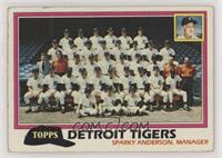 Team Checklist - Detroit Tigers [Poor to Fair]