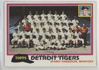 Team Checklist - Detroit Tigers [EX to NM]
