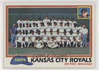 Team Checklist - Kansas City Royals [Good to VG‑EX]