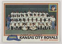 Team Checklist - Kansas City Royals [EX to NM]