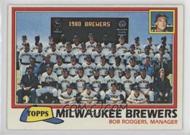 1981 Topps - [Base] #668 - Team Checklist - Milwaukee Brewers