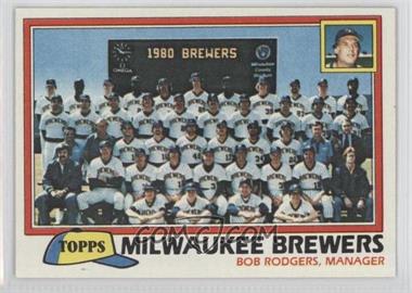 1981 Topps - [Base] #668 - Team Checklist - Milwaukee Brewers