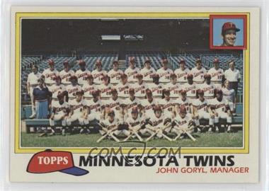 1981 Topps - [Base] #669 - Team Checklist - Minnesota Twins