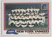 Team Checklist - New York Yankees