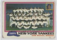 Team Checklist - New York Yankees [Poor to Fair]