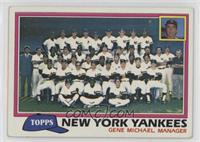 Team Checklist - New York Yankees [Noted]